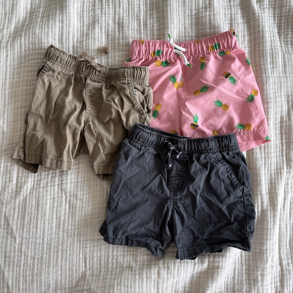 Lot Bundle of 3 Baby Shorts